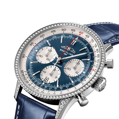 breitling navitimer women's|breitling navitimer diamond bezel.